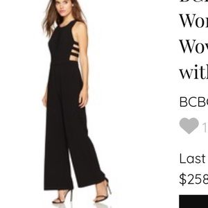 XXS BCBGMAXAZARIA cutout Jumpsuit